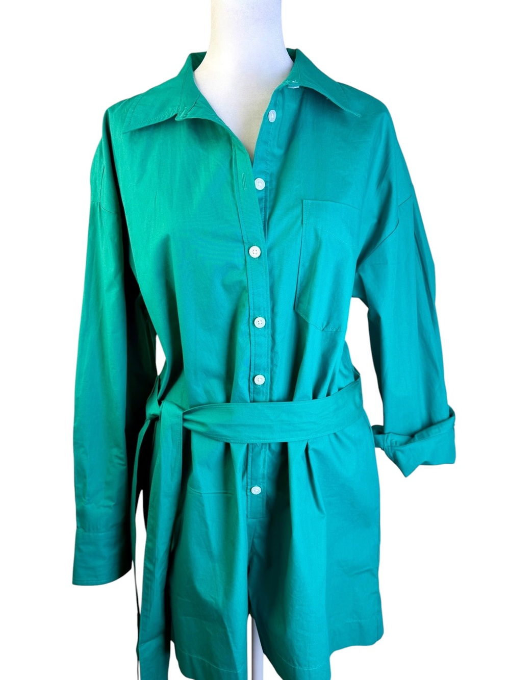 NWT Maeve Anthropologie Long Sleeve Romper Size S